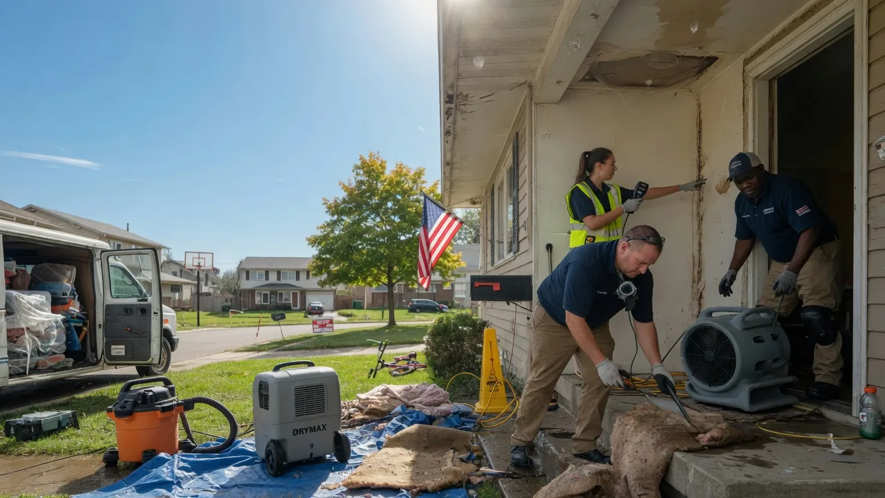 Water Damage Restoration in Mooreland, OK near me
